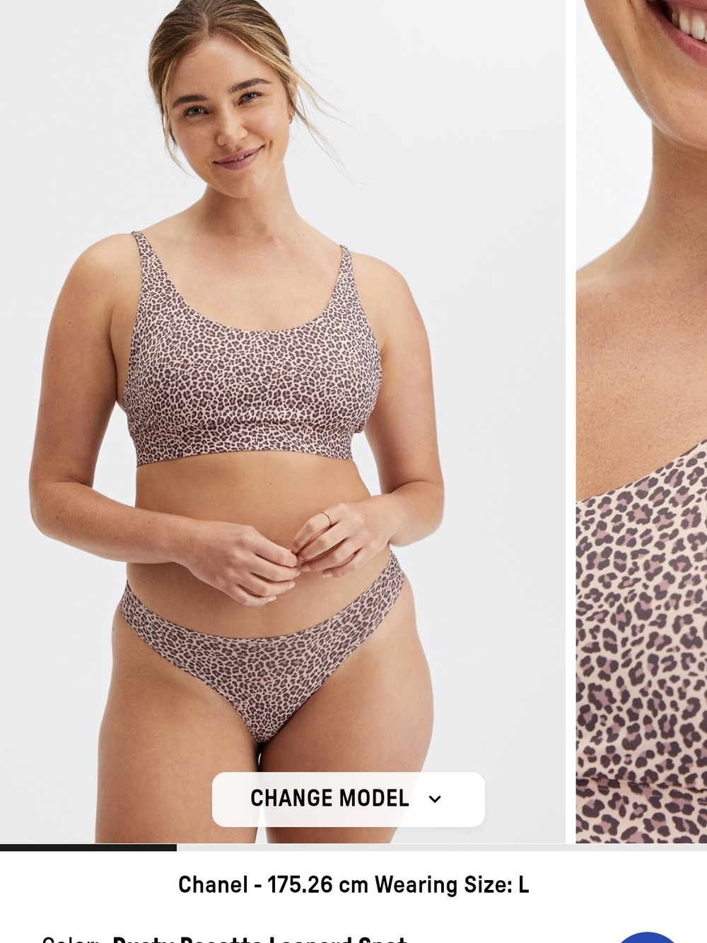 Leopard Print Scoop Bralette